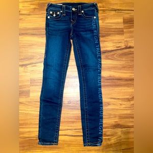 True Religion ‘Hallie’ mid rise skinny jean